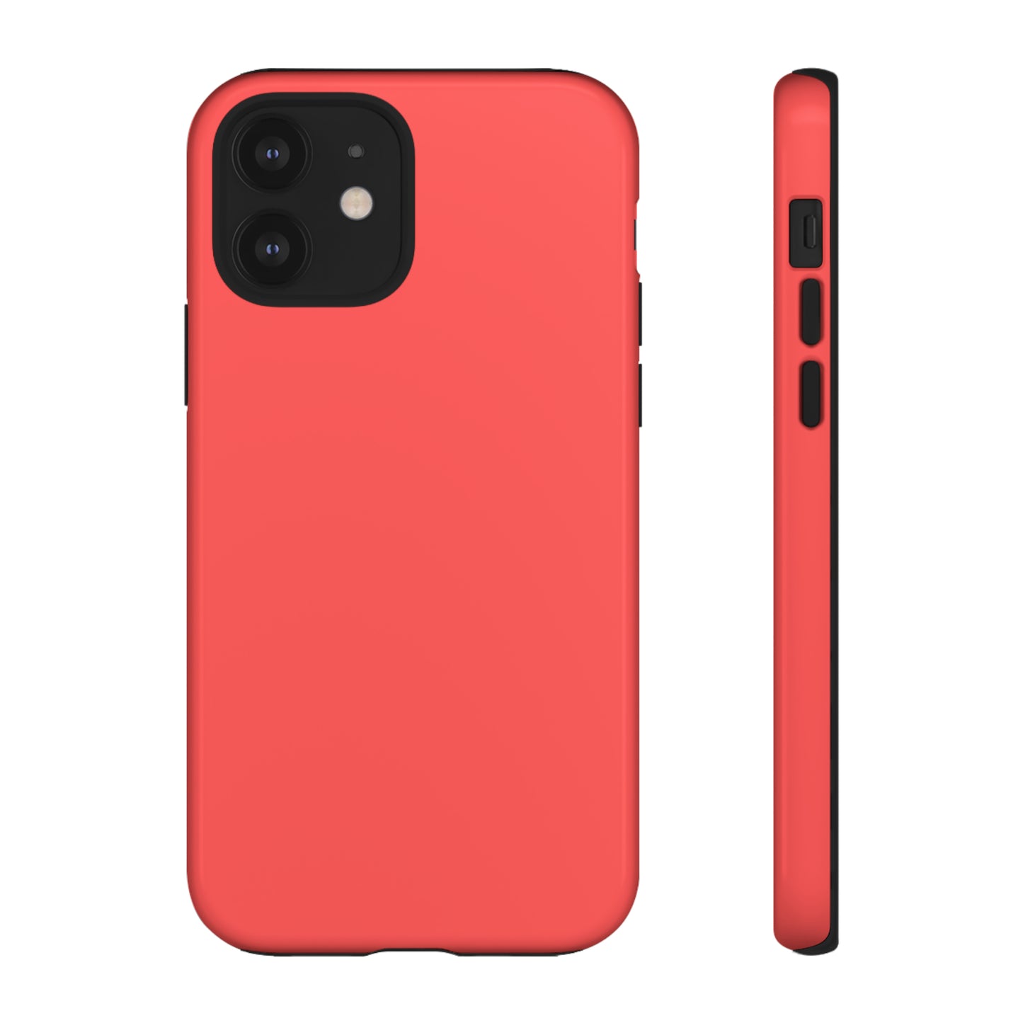 Plain Coral Red Case