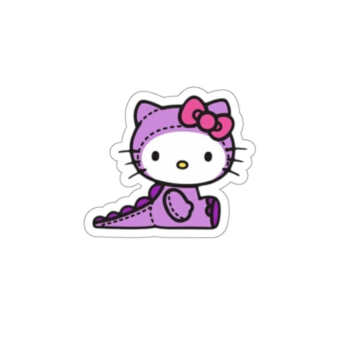 Dino Kitty Sticker