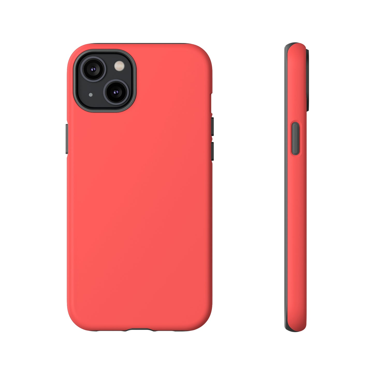 Plain Coral Red Case