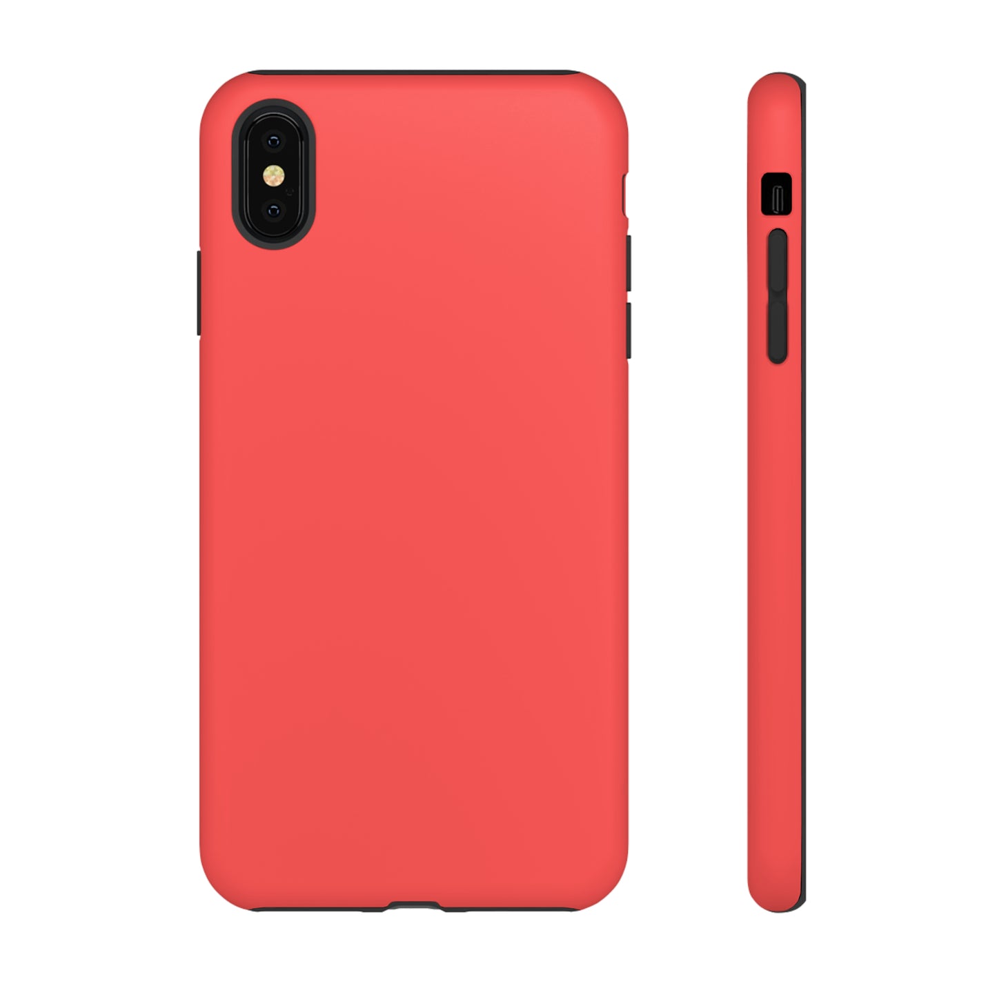 Plain Coral Red Case