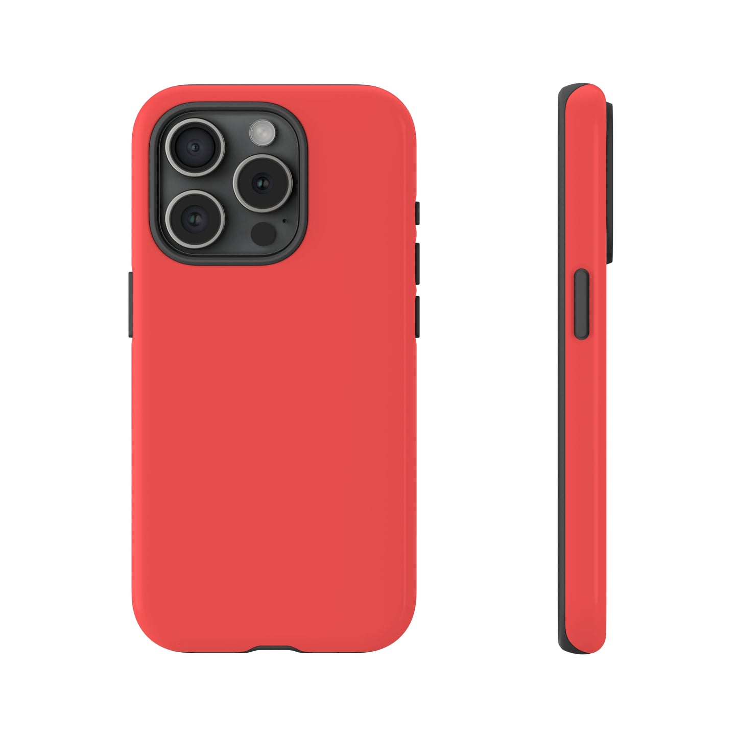 Plain Coral Red Case