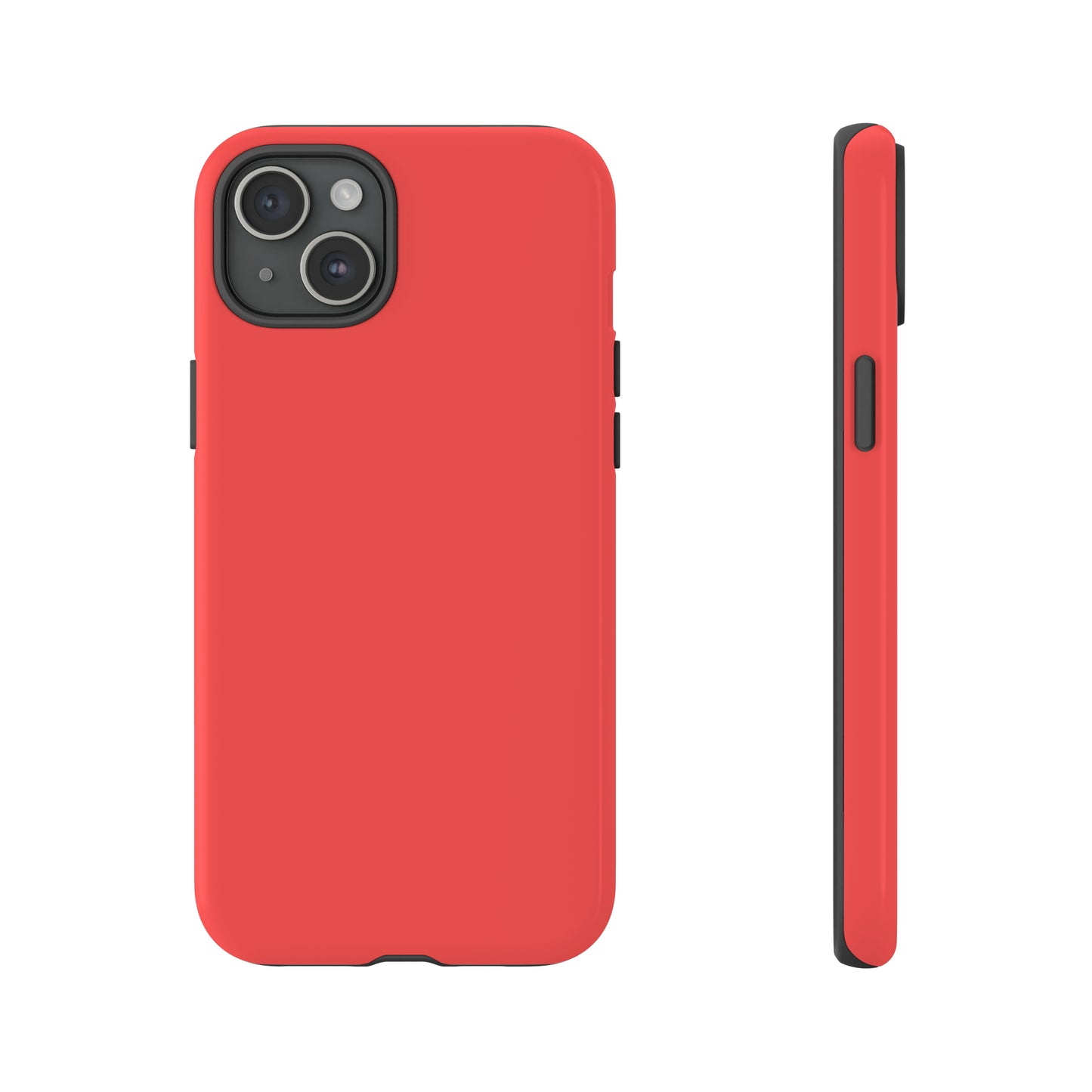 Plain Coral Red Case