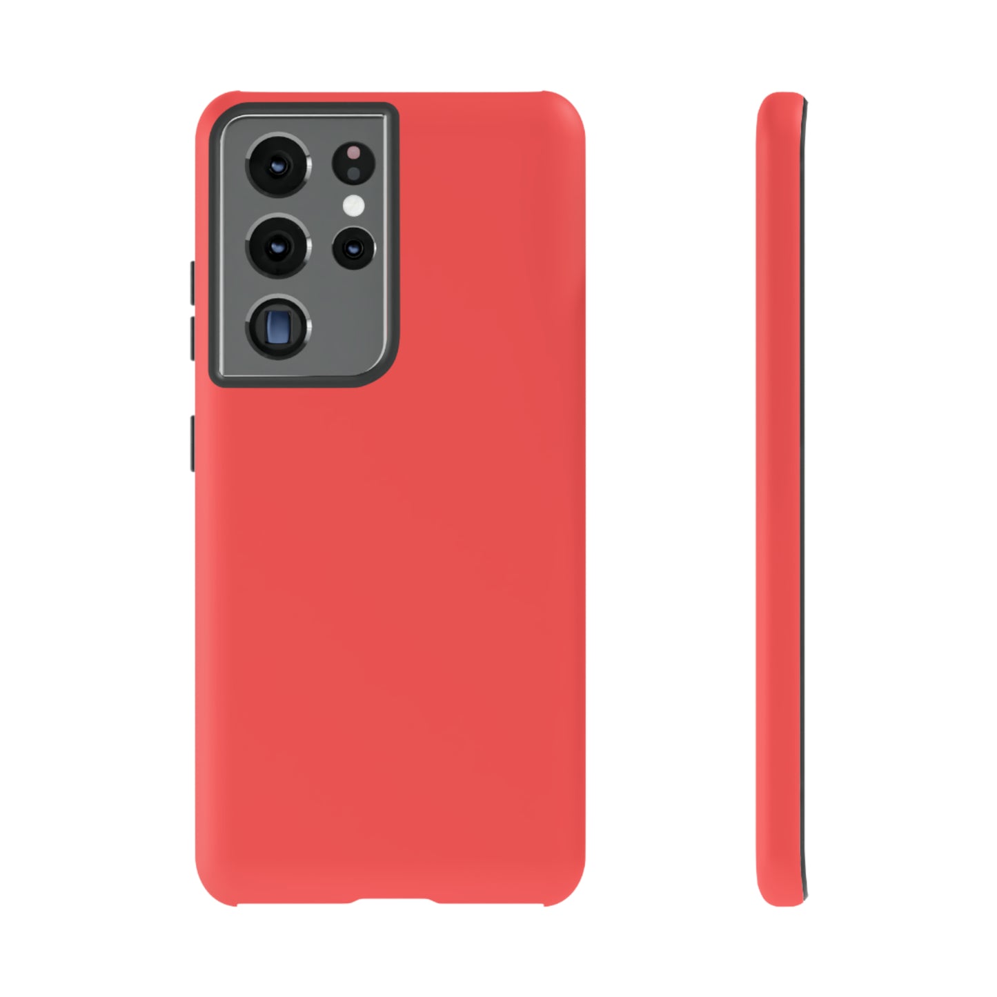 Plain Coral Red Case