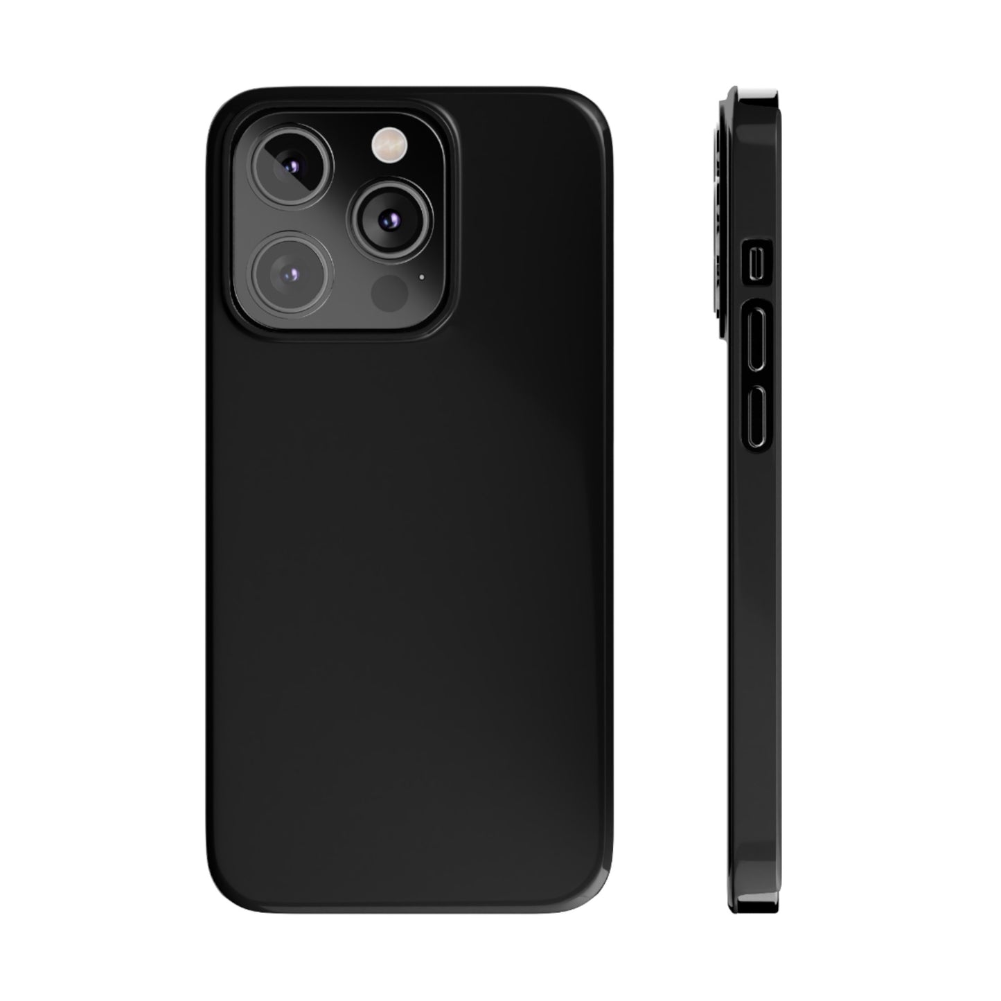 Plain Black Case Sleek