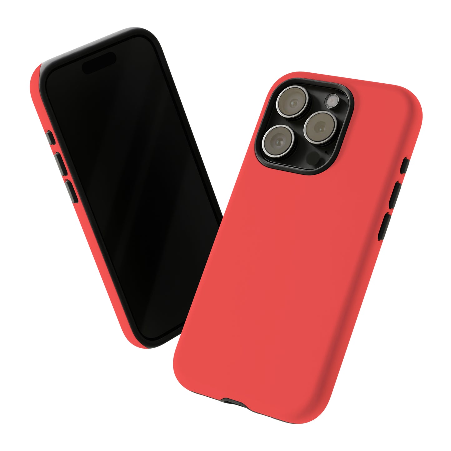 Plain Coral Red Case