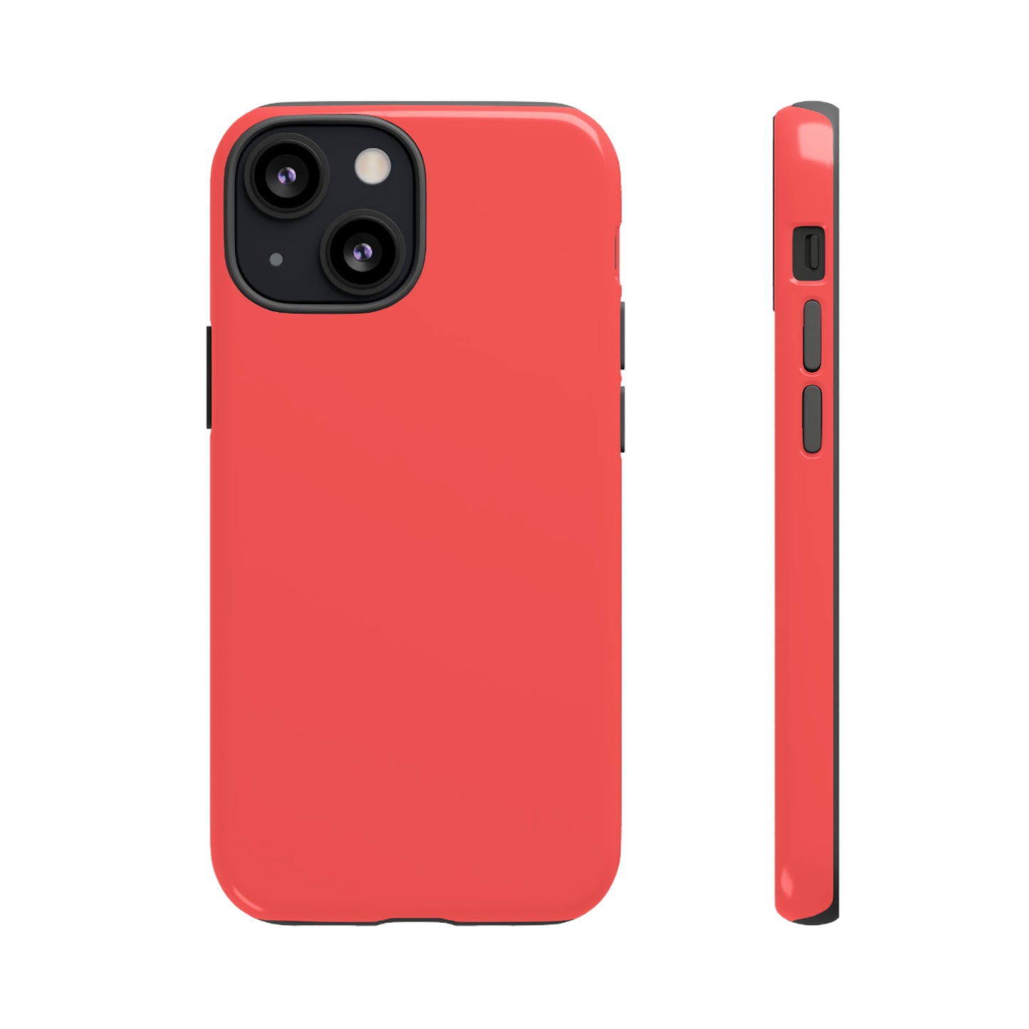 Plain Coral Red Case