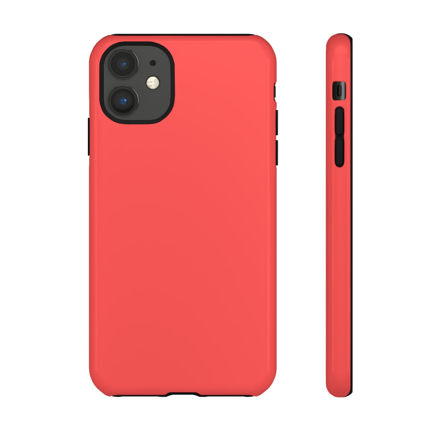 Plain Coral Red Case