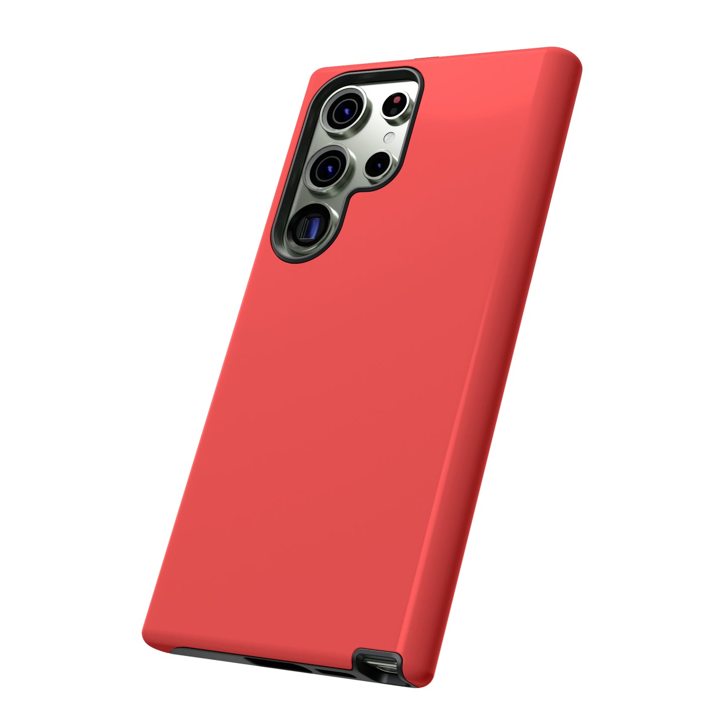 Plain Coral Red Case