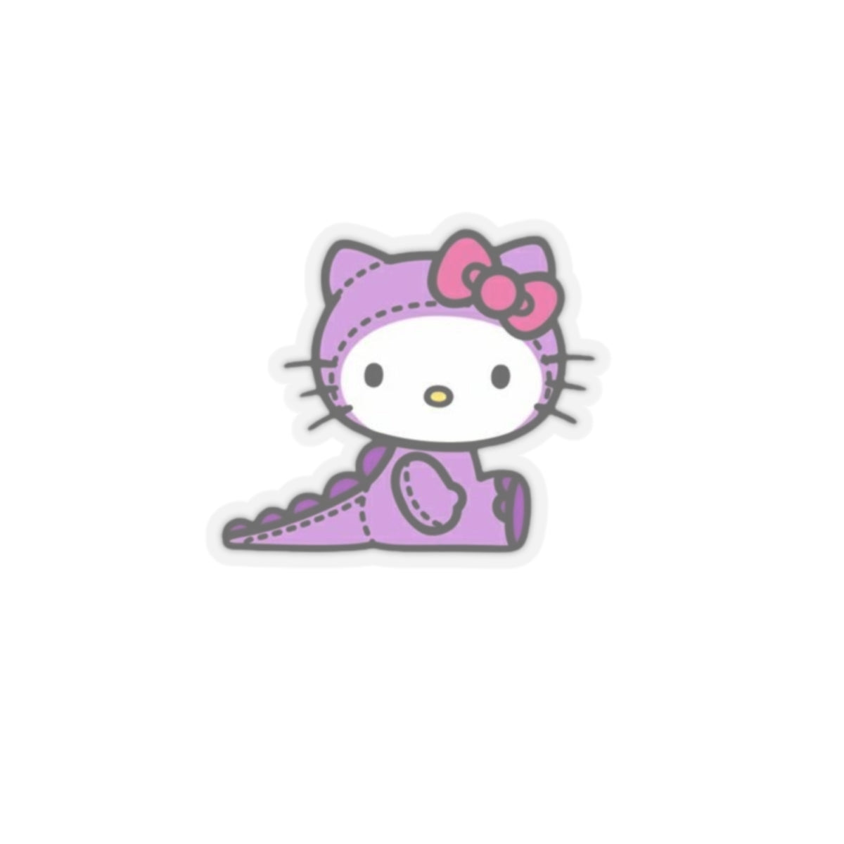 Dino Kitty Sticker