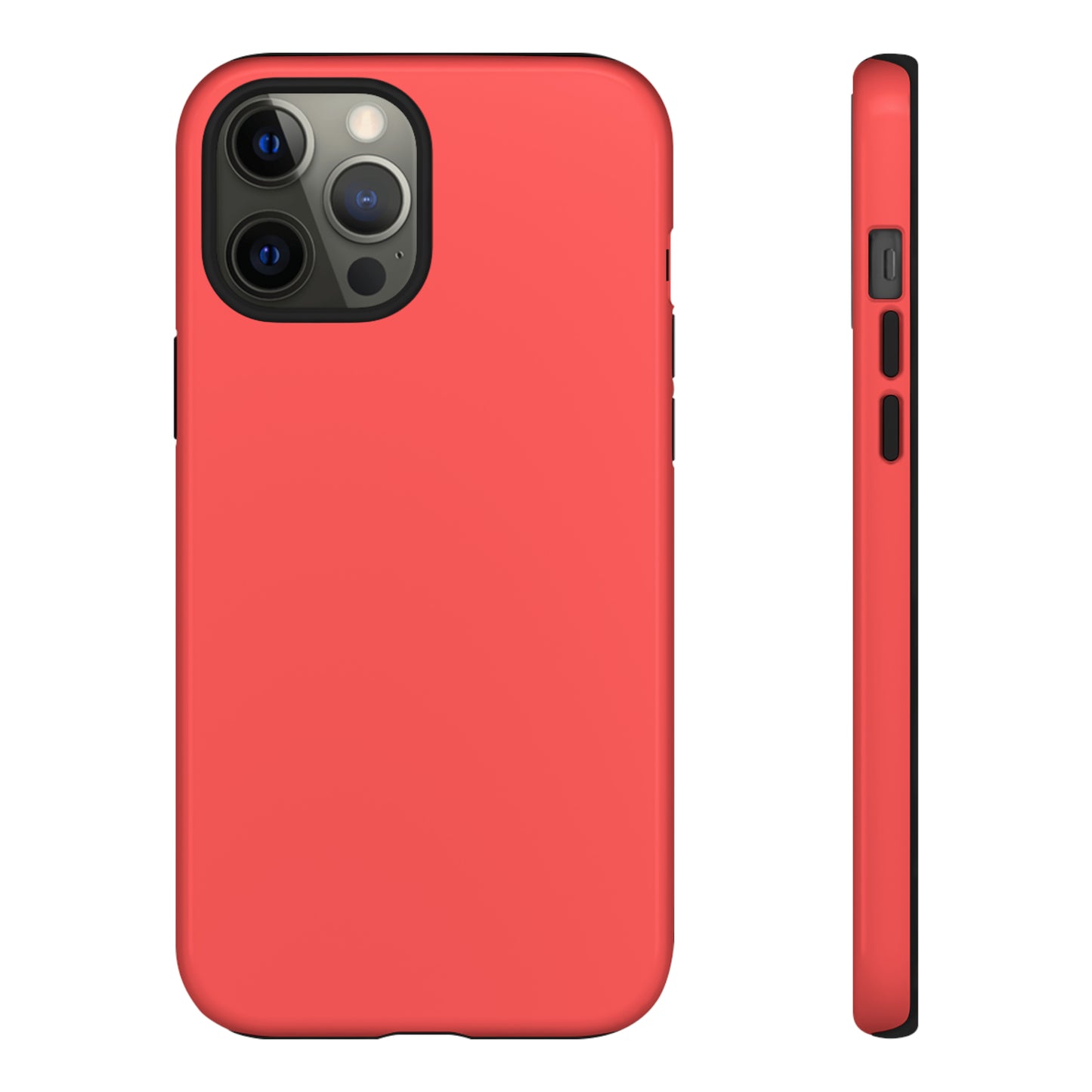 Plain Coral Red Case