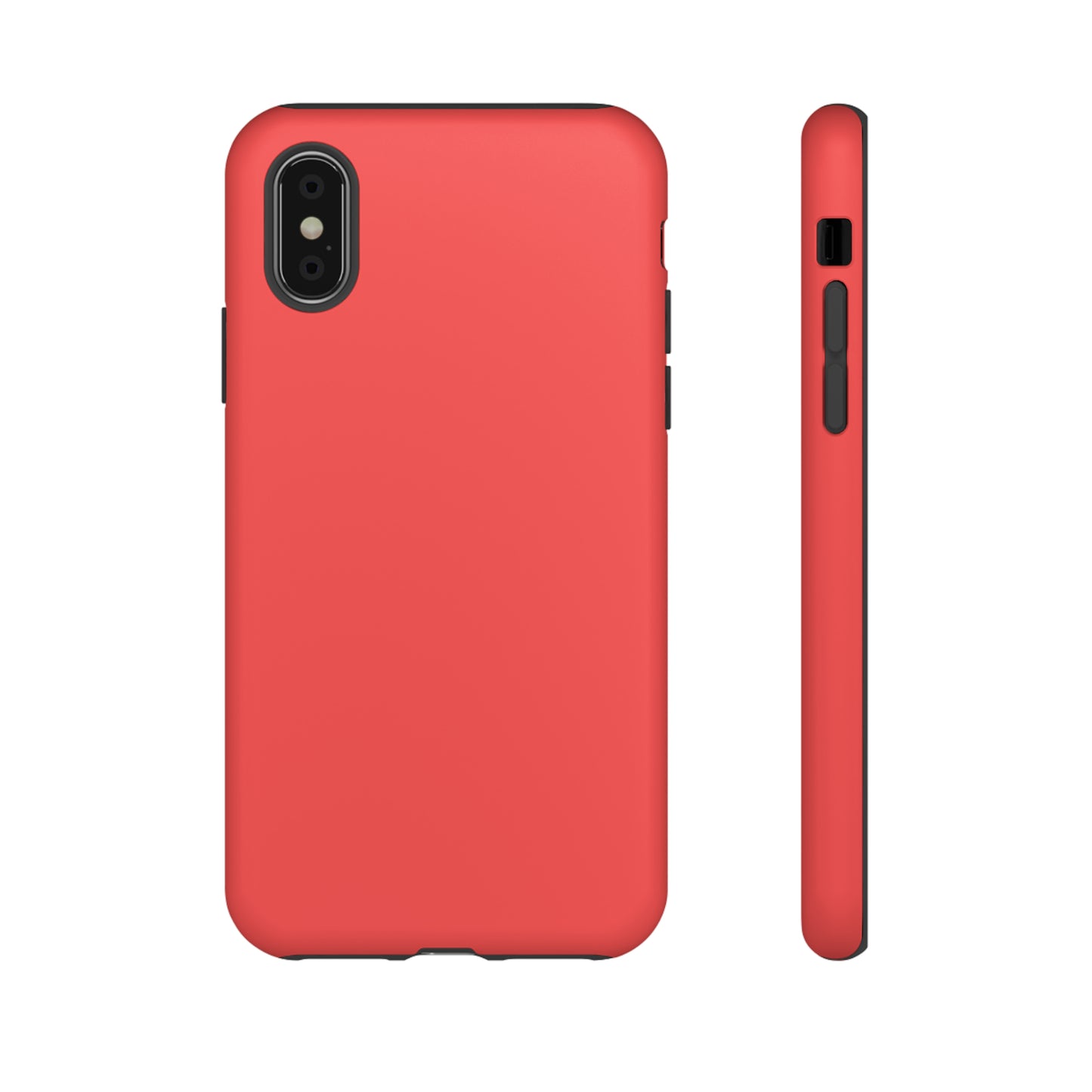 Plain Coral Red Case