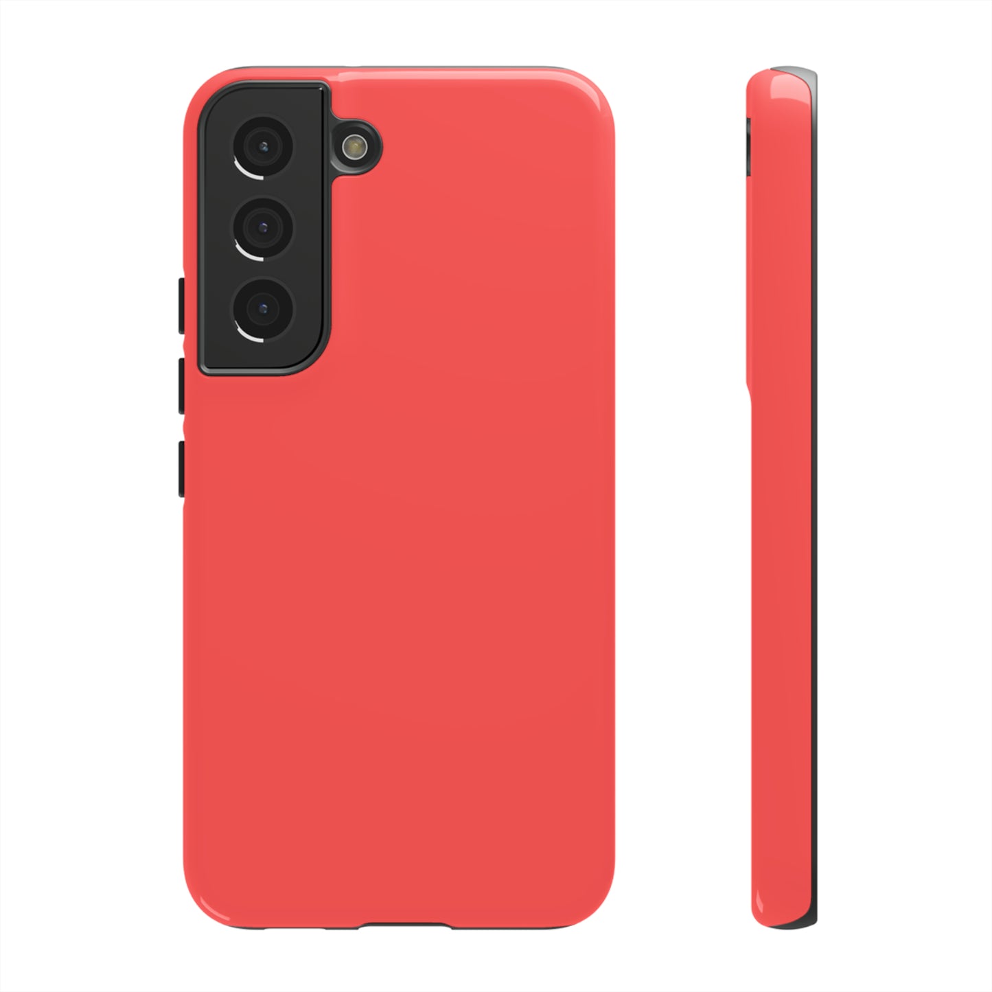 Plain Coral Red Case