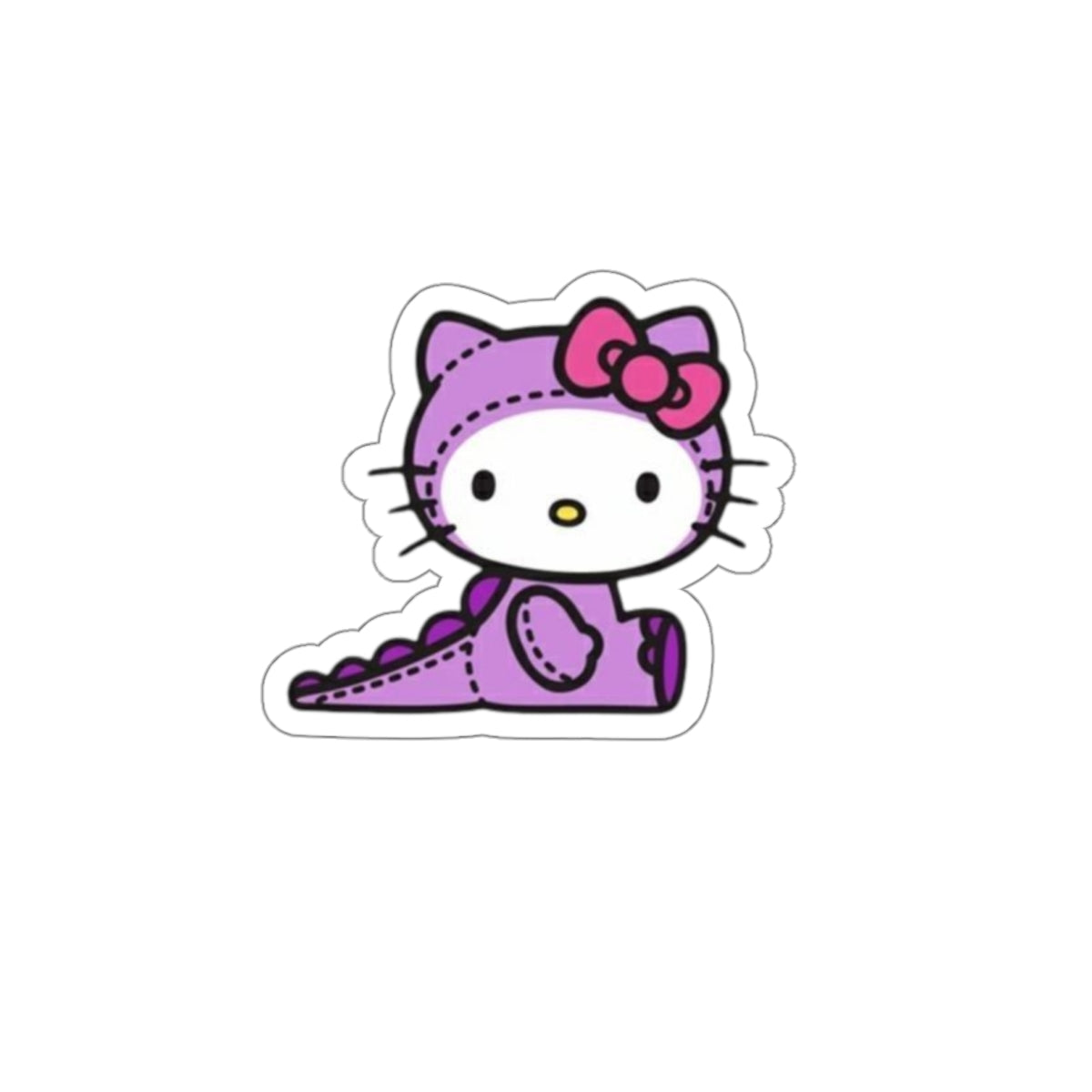 Dino Kitty Sticker