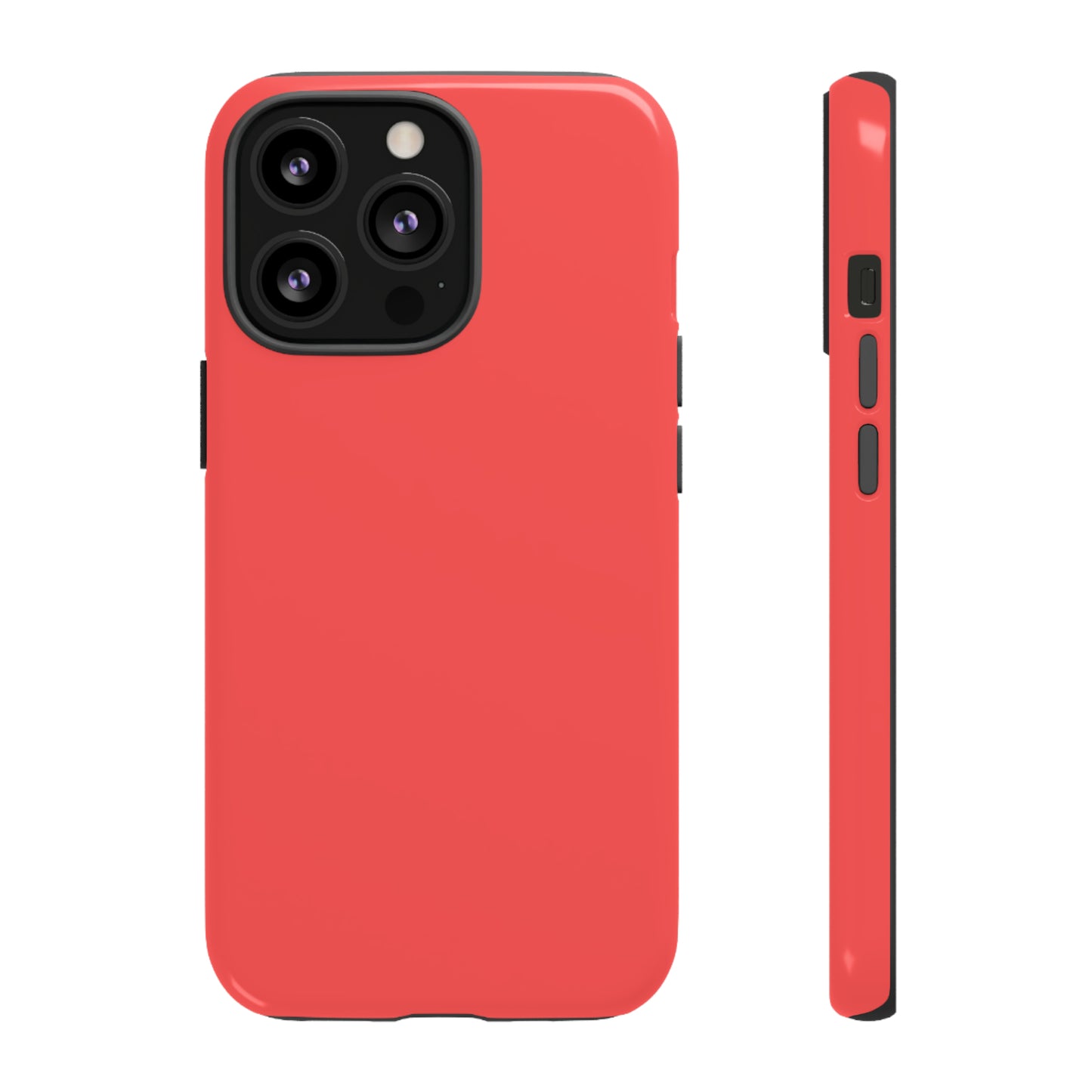 Plain Coral Red Case