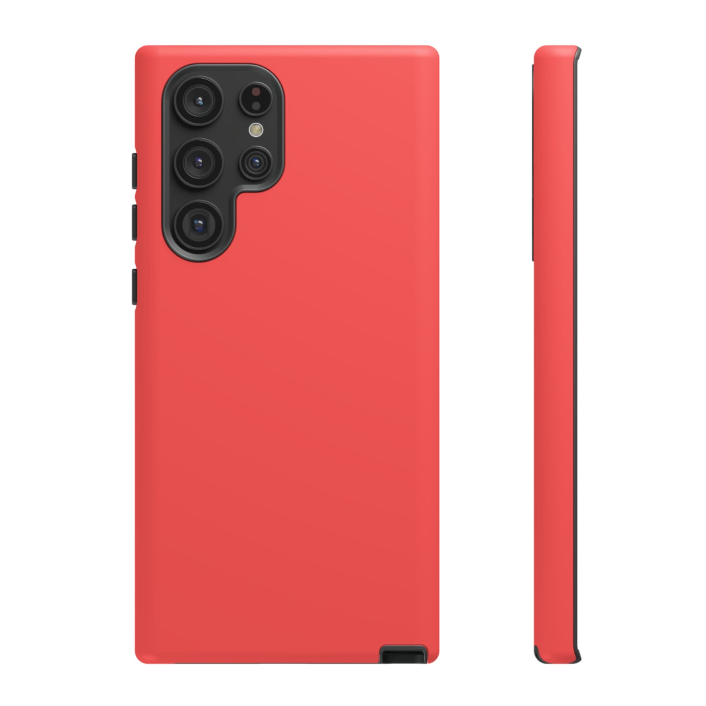 Plain Coral Red Case