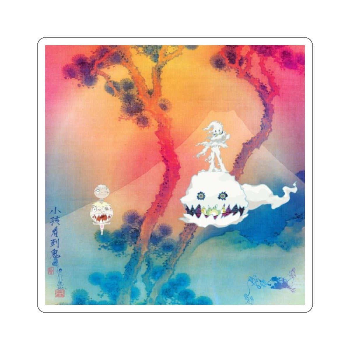 Kids See Ghosts Sticker