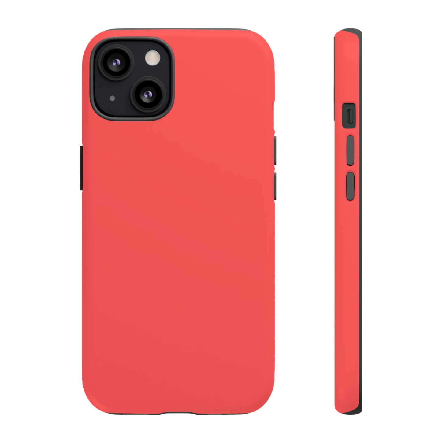 Plain Coral Red Case