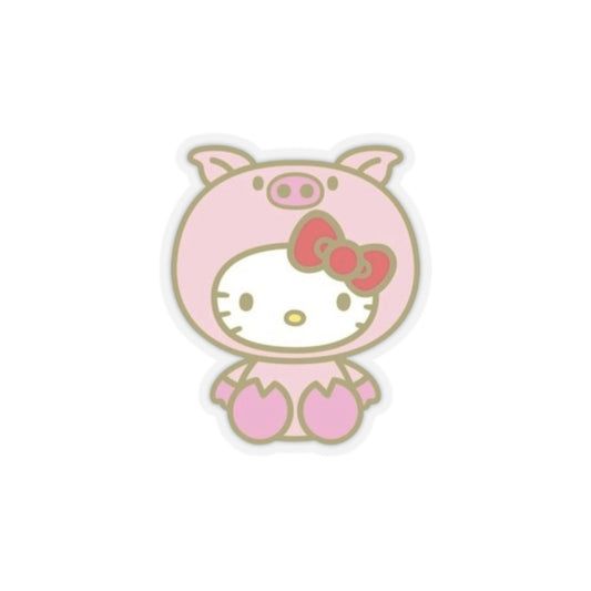 Piggy Kitty Sticker