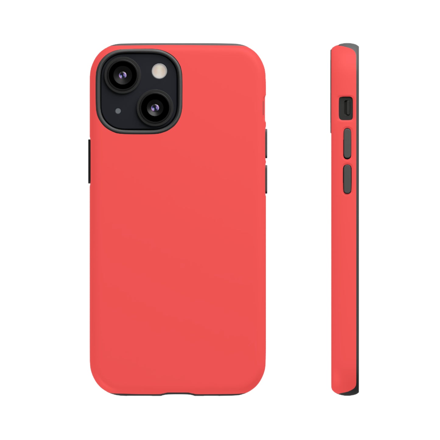 Plain Coral Red Case