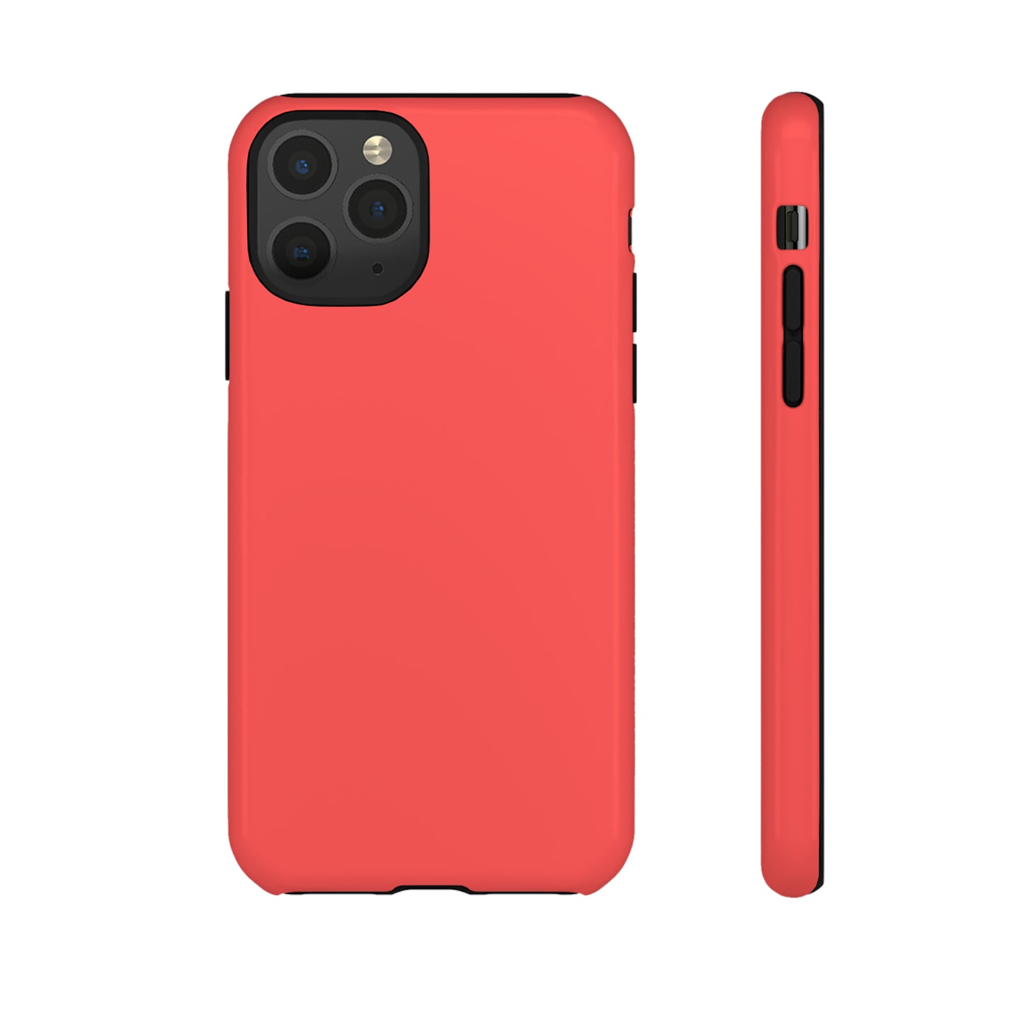 Plain Coral Red Case