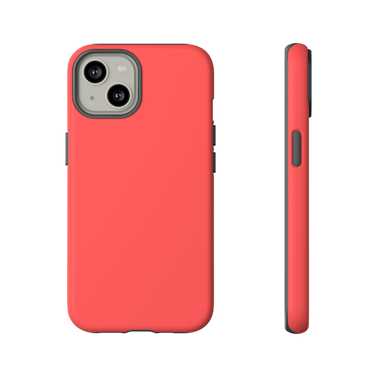 Plain Coral Red Case