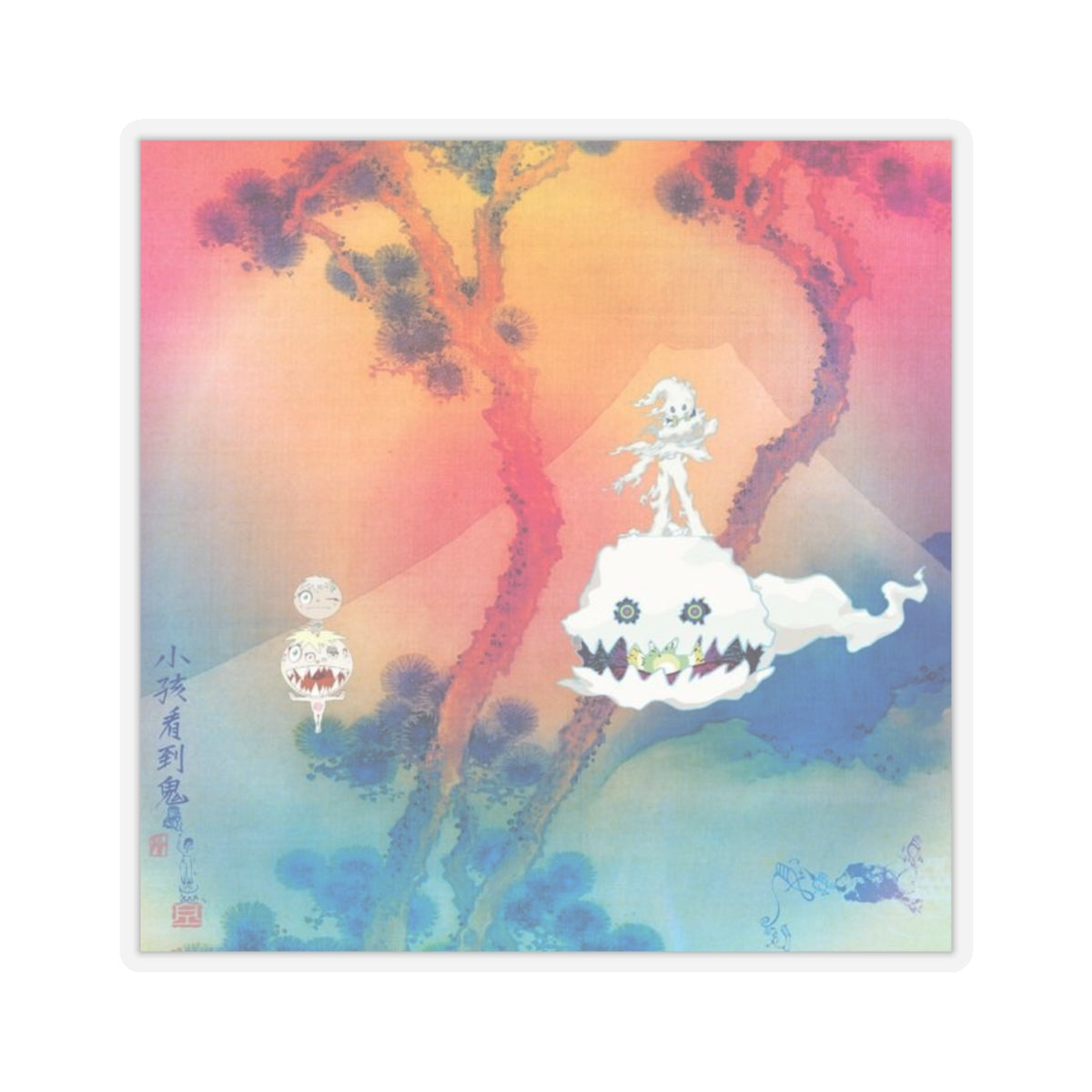 Kids See Ghosts Sticker