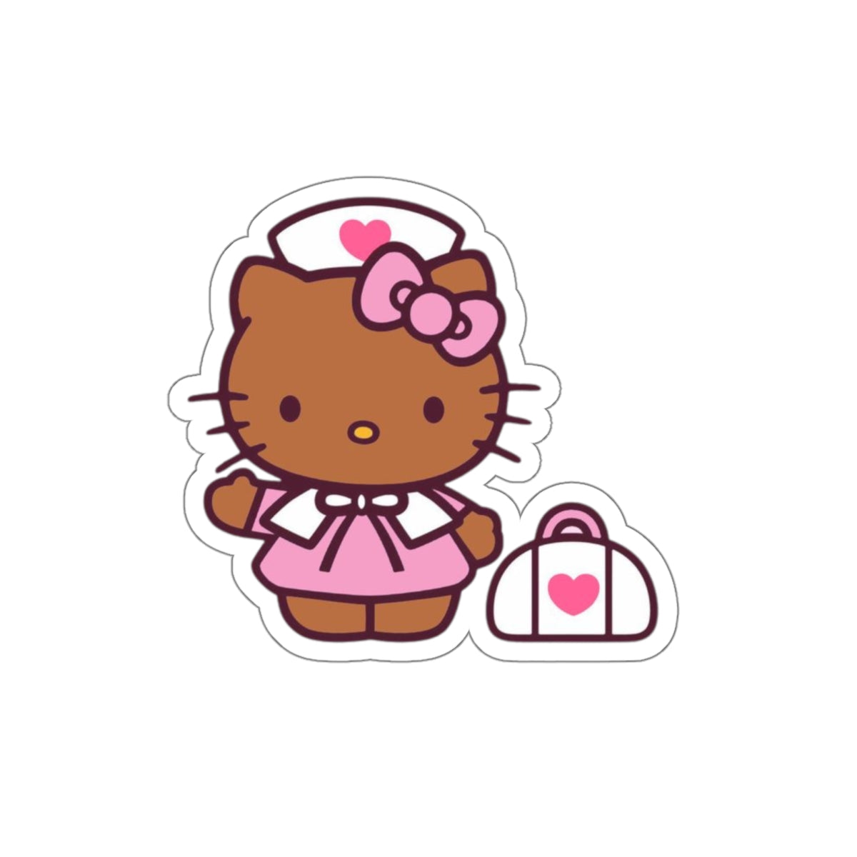 Nurse Kitty Sticker