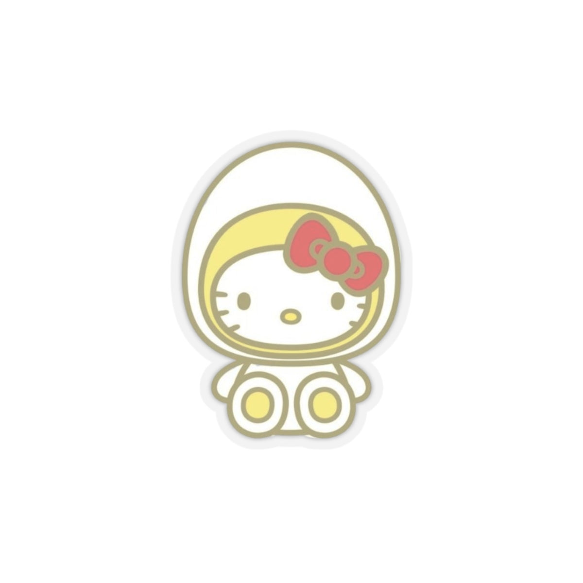 Egg Kitty Sticker