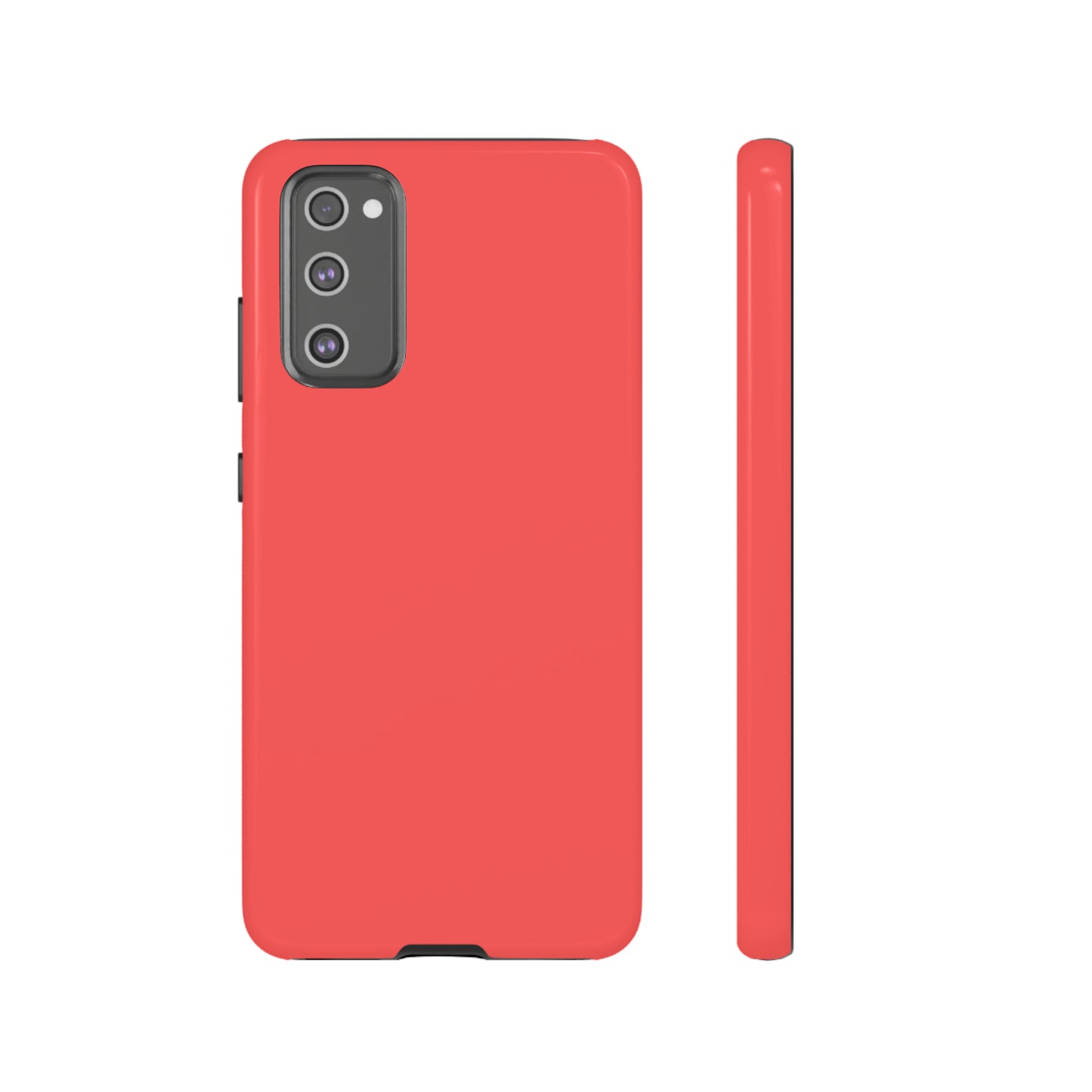 Plain Coral Red Case