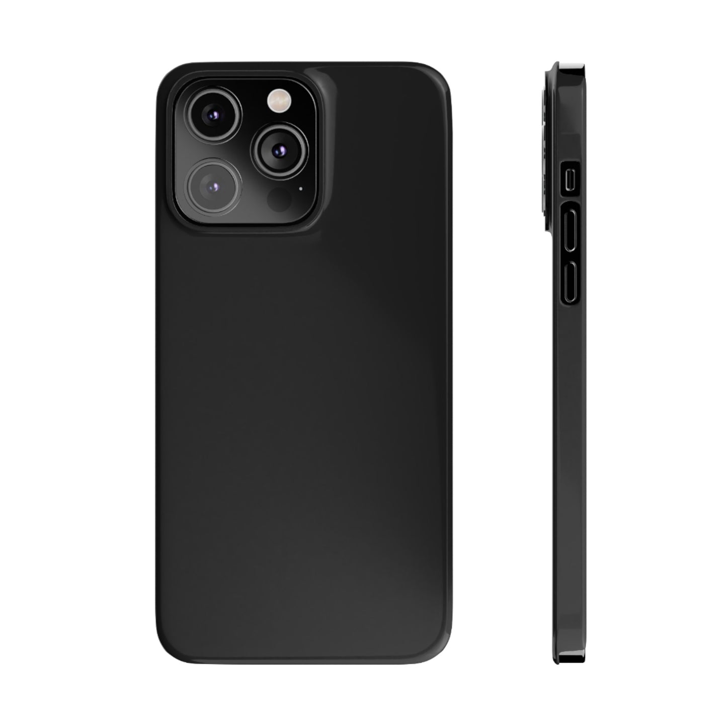 Plain Black Case Sleek