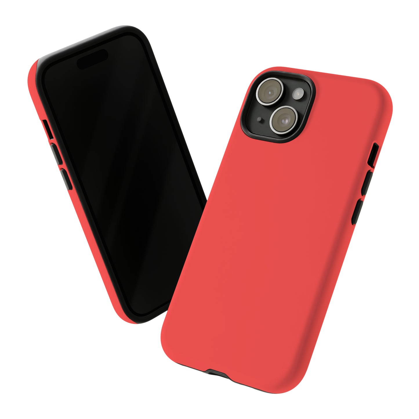 Plain Coral Red Case