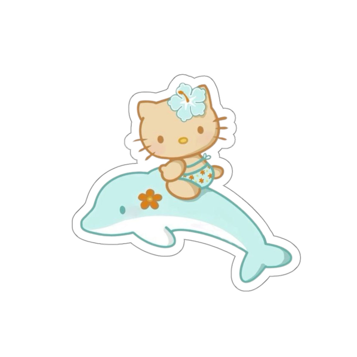 Island Kitty Sticker