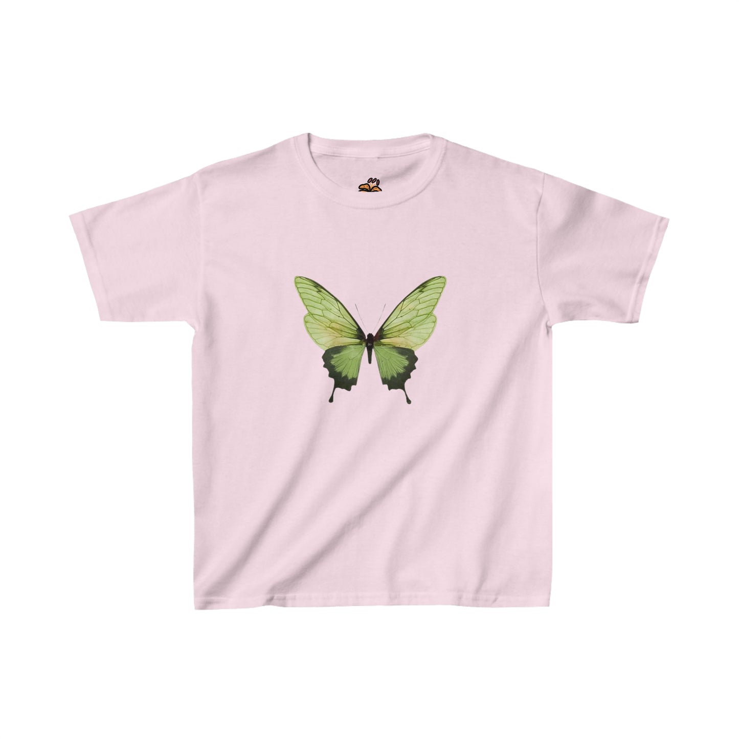 Lime Butterfly Baby Tee