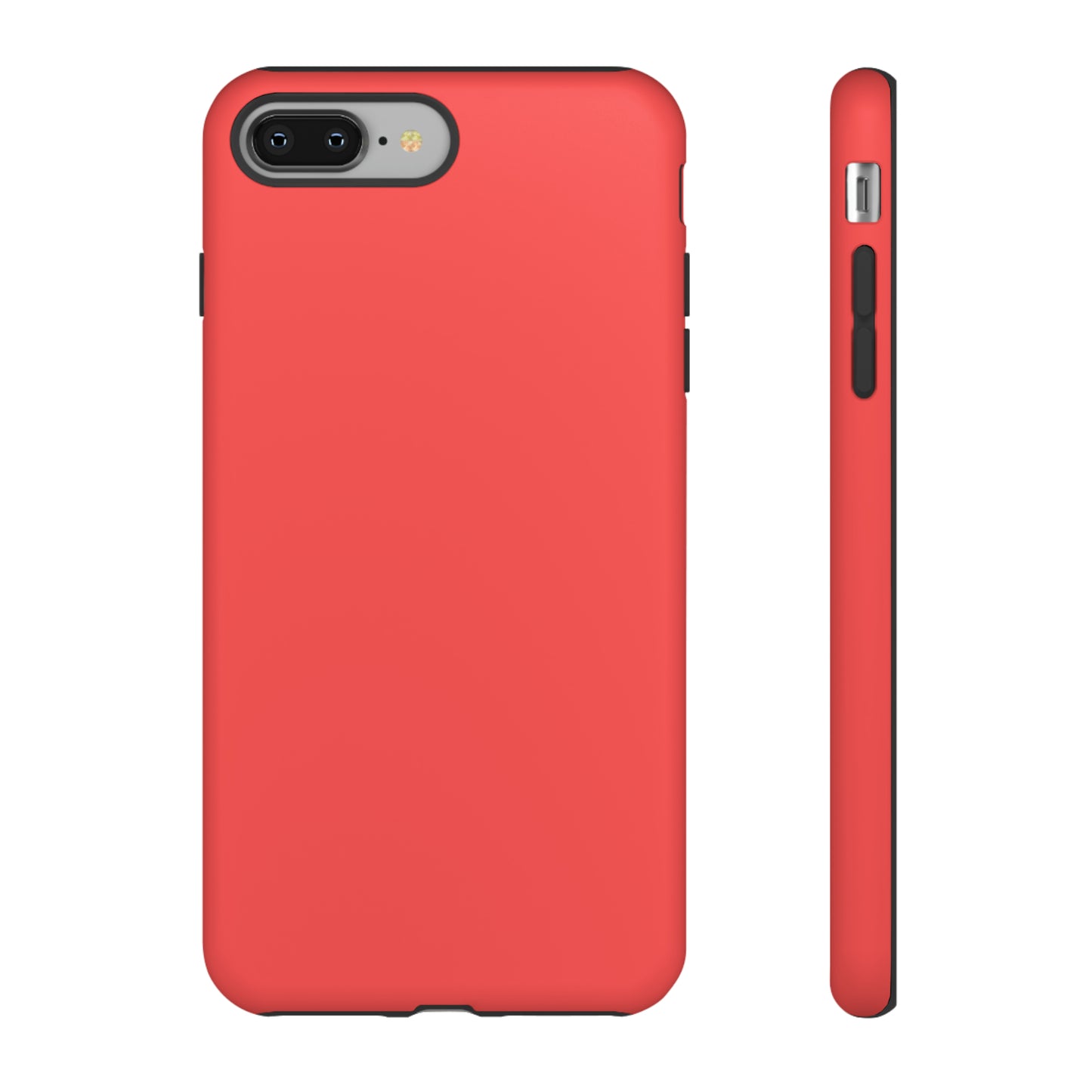 Plain Coral Red Case