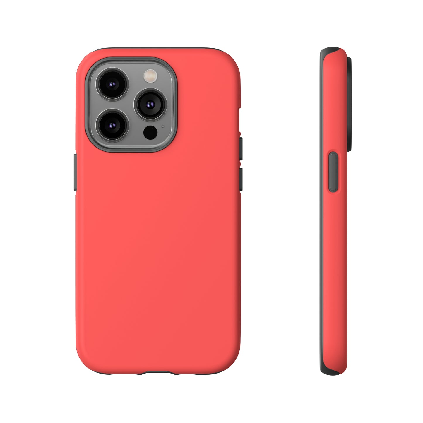 Plain Coral Red Case