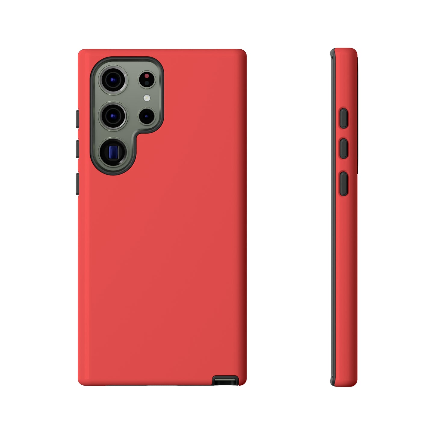 Plain Coral Red Case