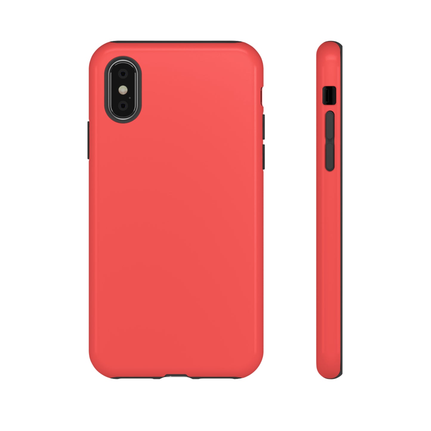 Plain Coral Red Case