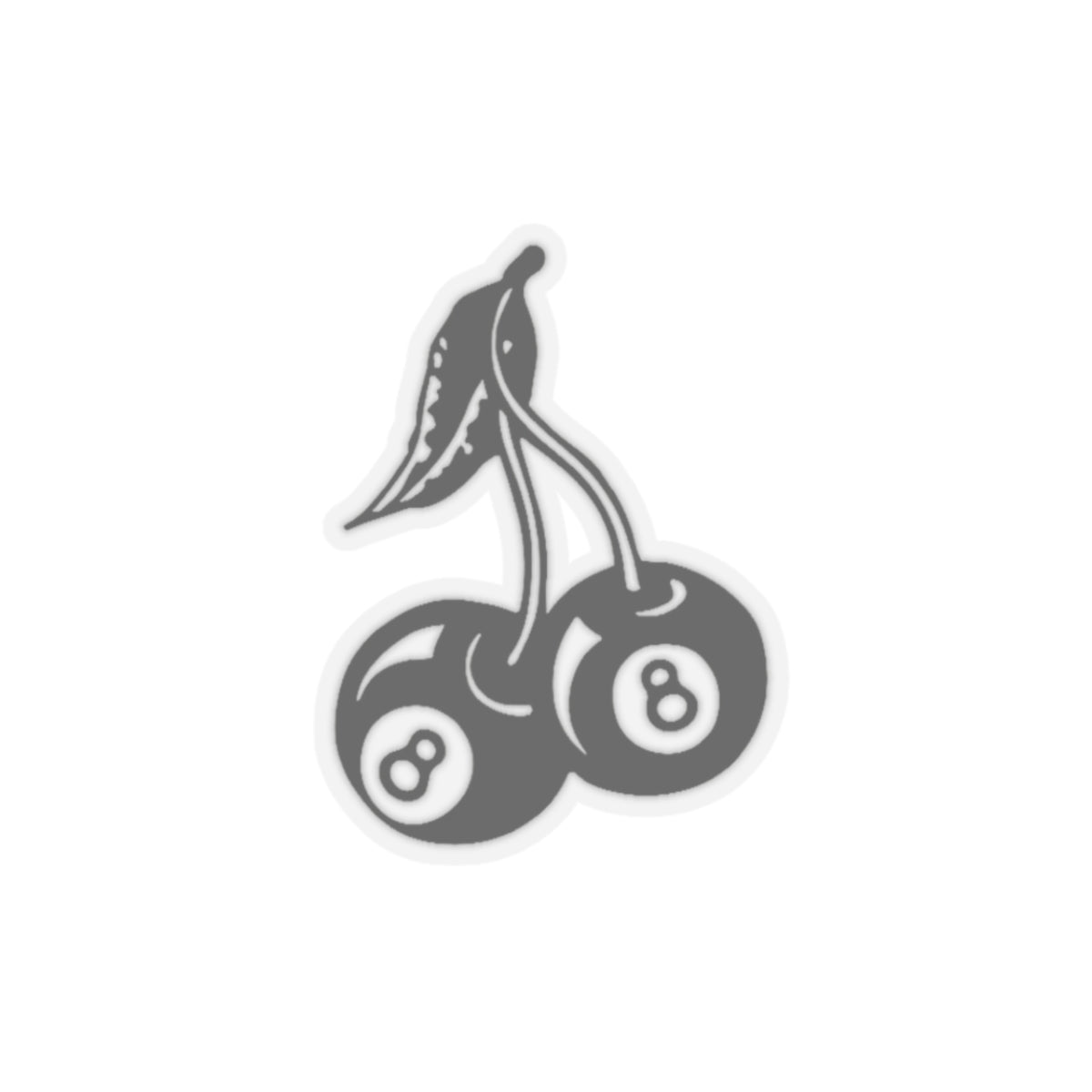 8 Ball Cherries Sticker