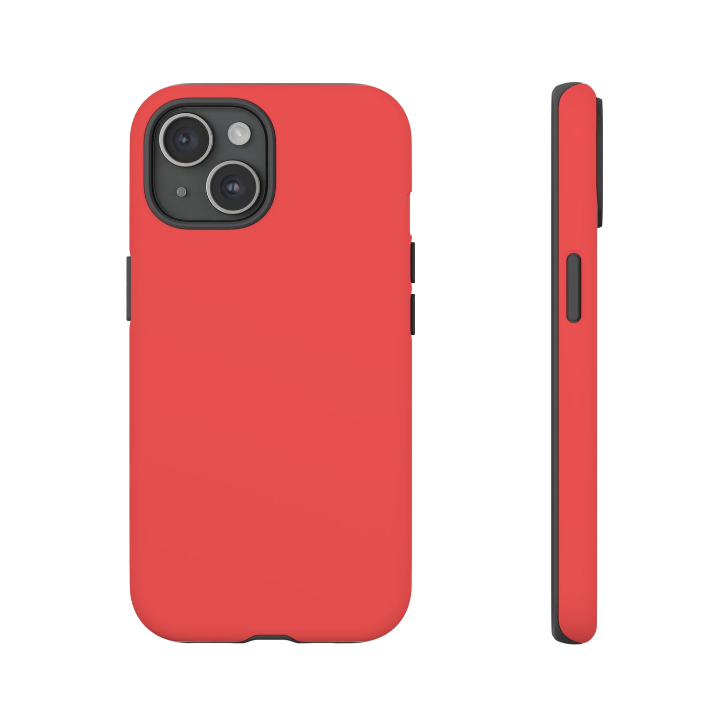 Plain Coral Red Case