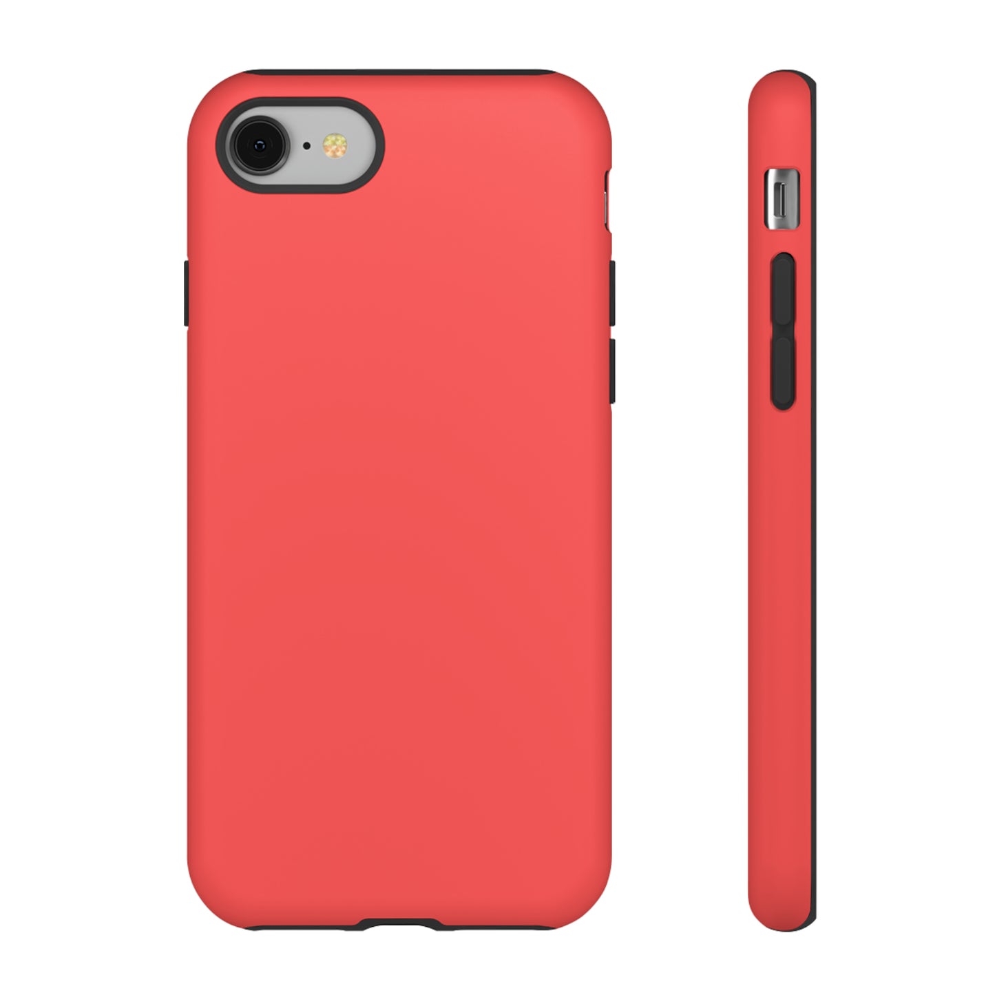 Plain Coral Red Case