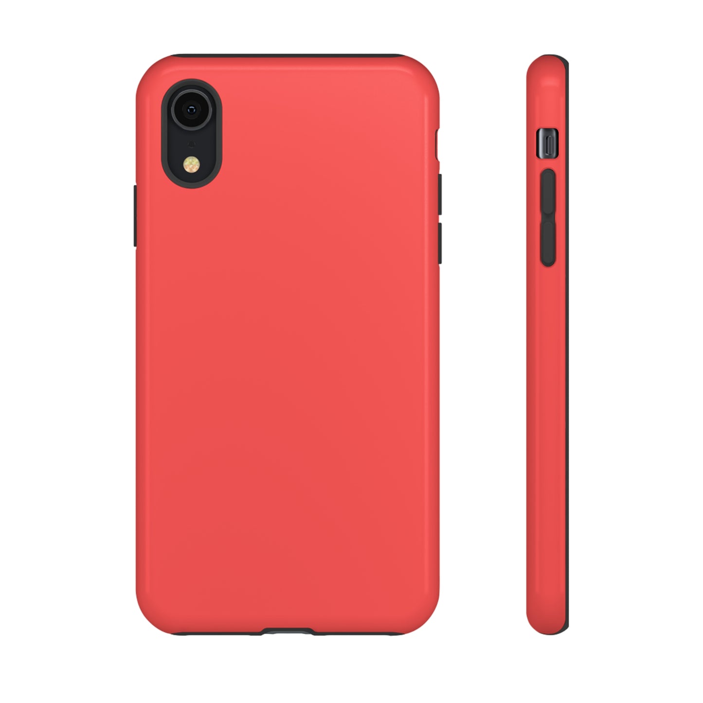 Plain Coral Red Case