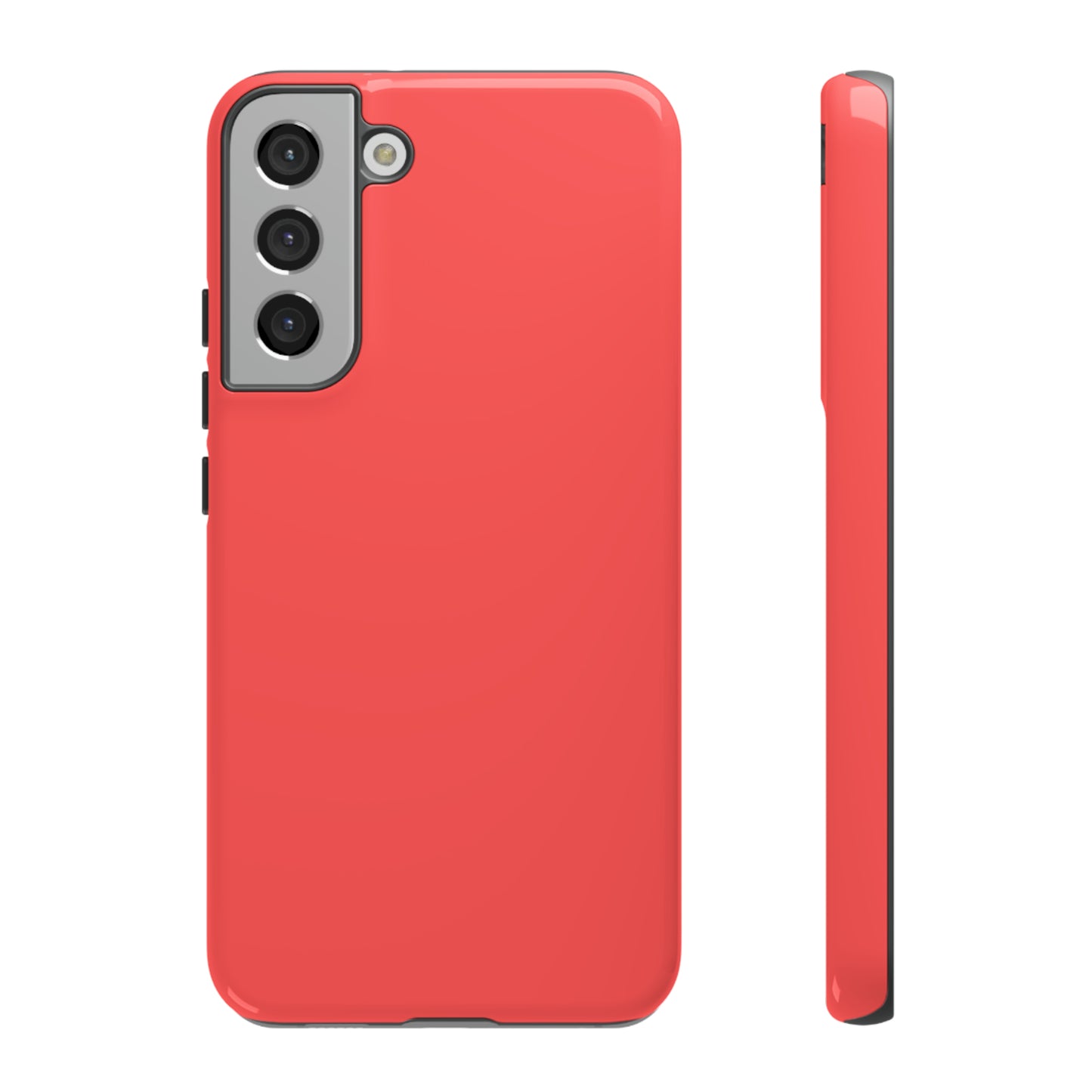 Plain Coral Red Case